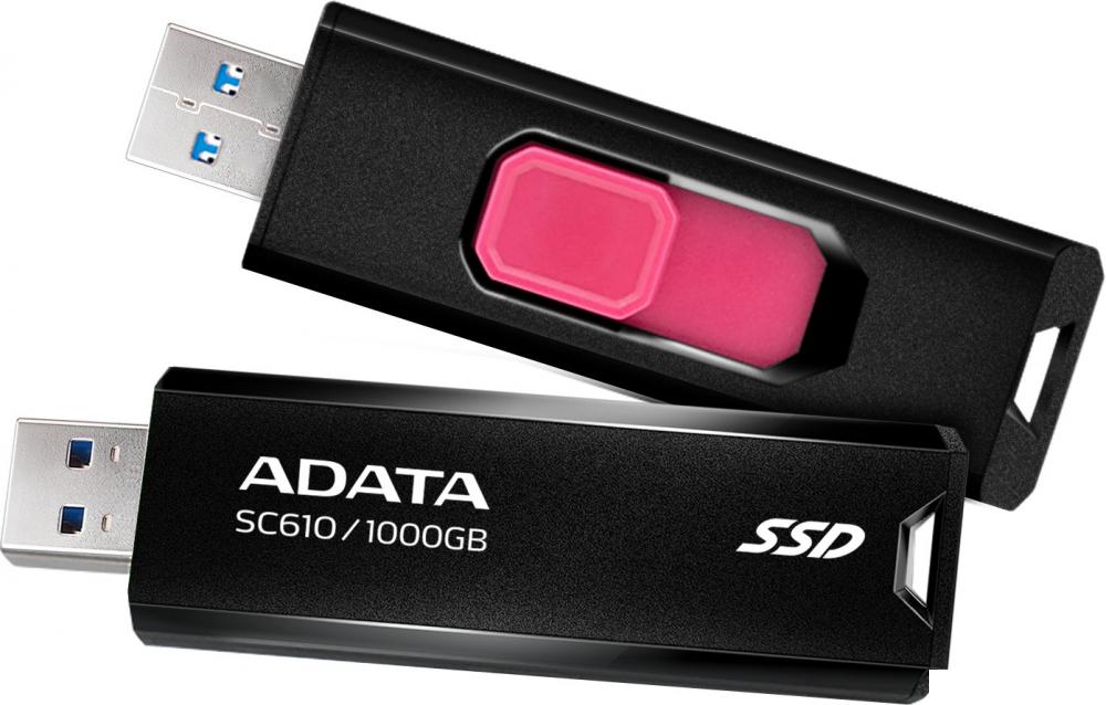 Внешний накопитель ADATA SC610 1TB SC610-1000G-CBK/RD