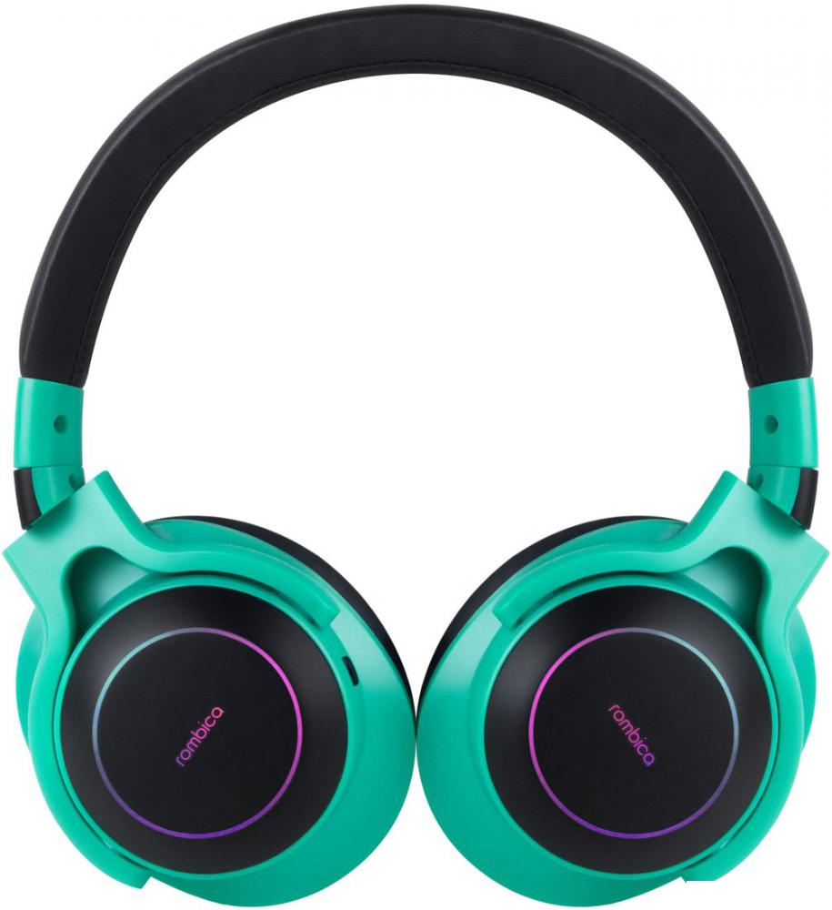 Наушники Rombica MySound BH-15 (зеленый/черный)