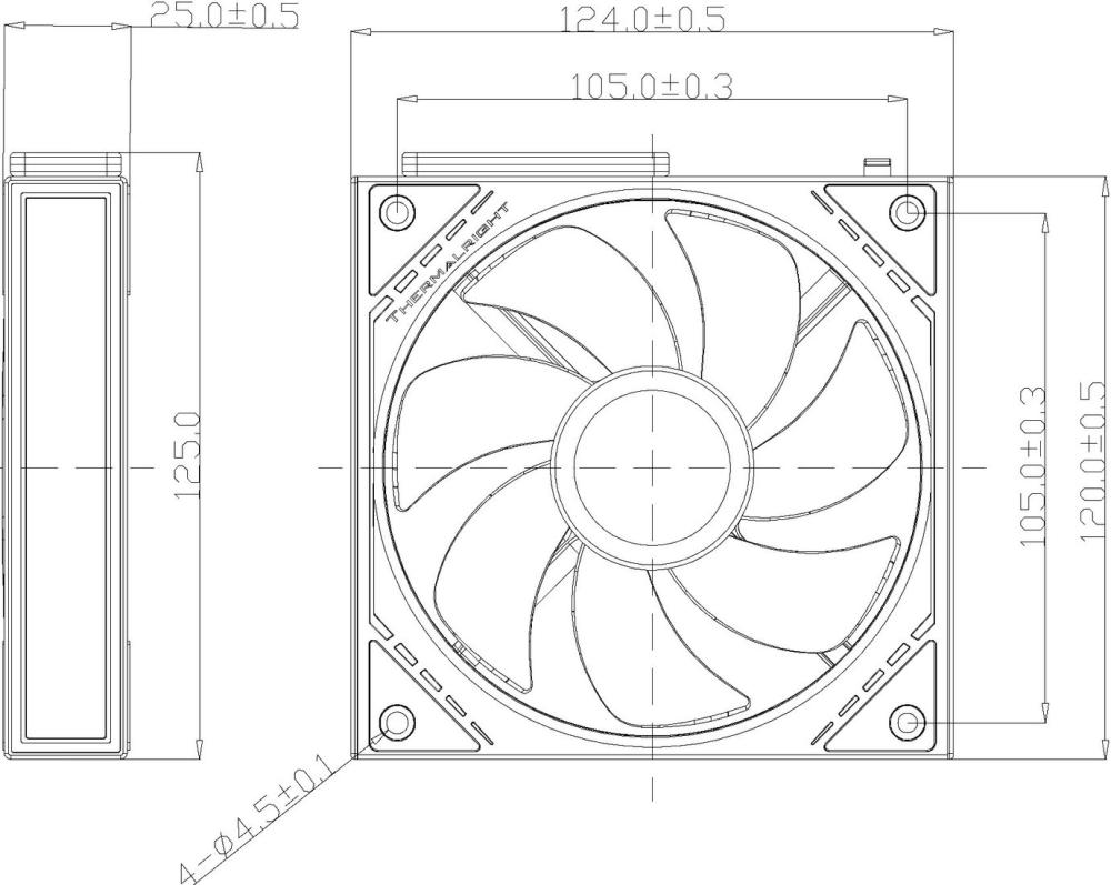 Системы охлаждения Thermalright TL-M12Q X2 (черный)