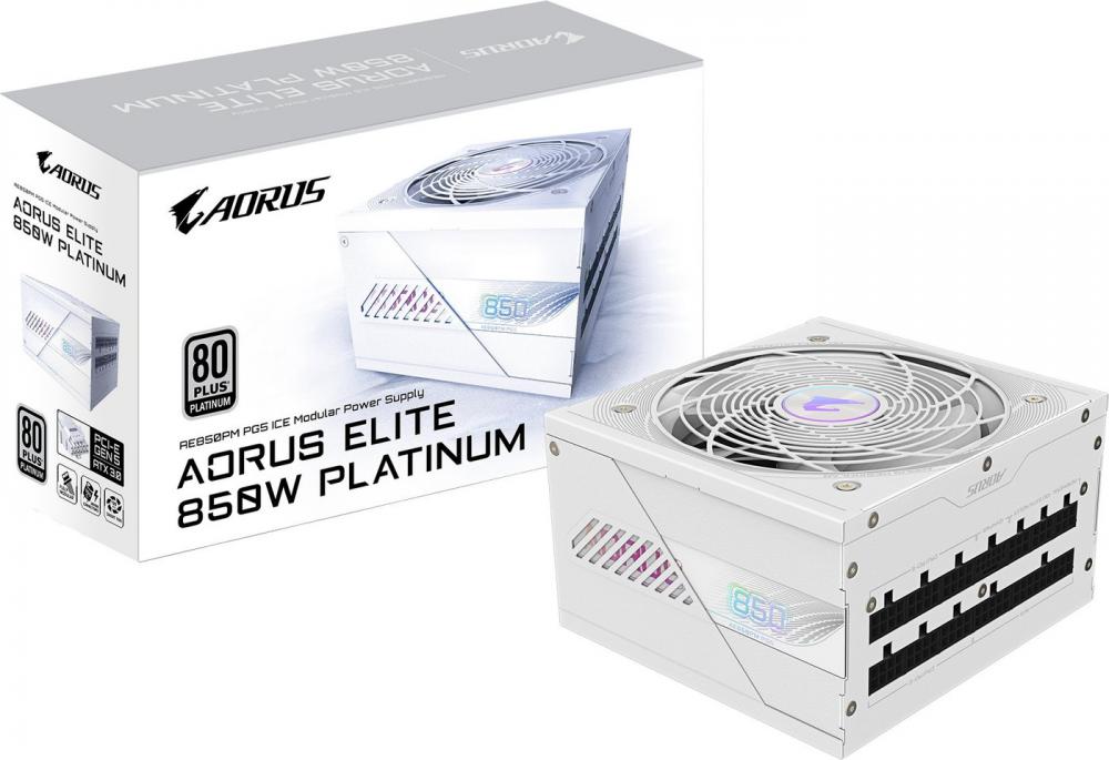 Блок питания Gigabyte Aorus Elite P850W Platinum AE850PM PG5 ICE (rev. 1.0)