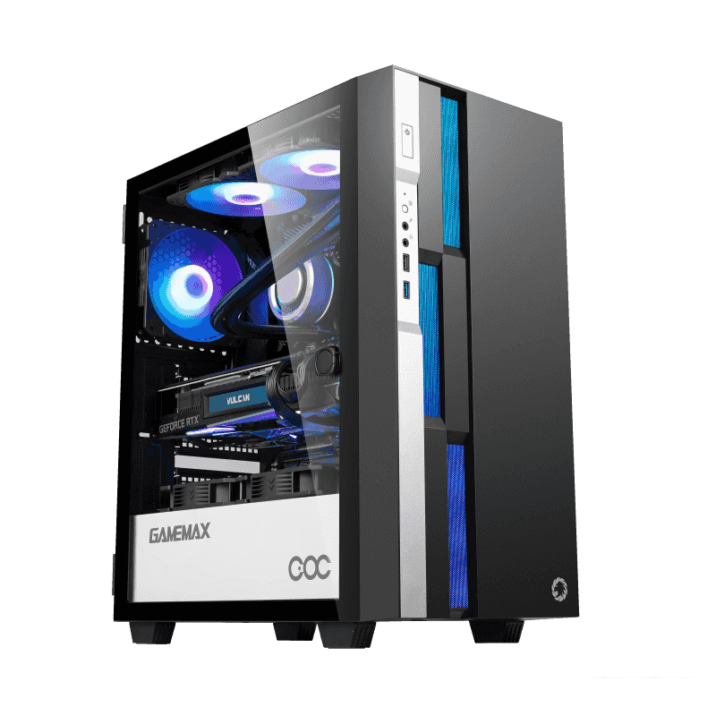 Корпус GameMax Brufen C3 BW (черный/белый)