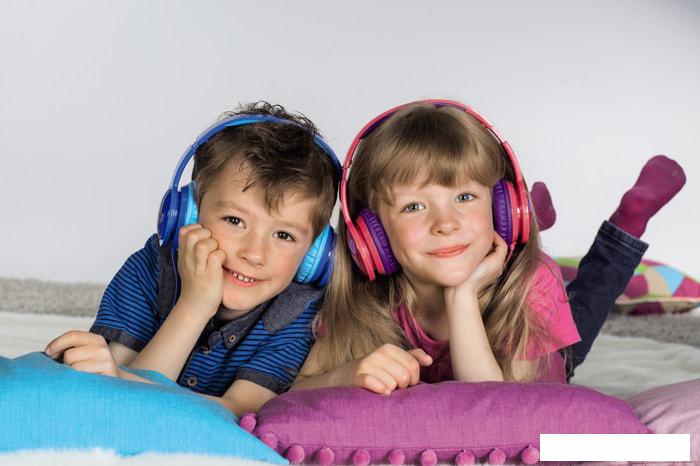 Наушники Hama Blink'n Kids (розовый)