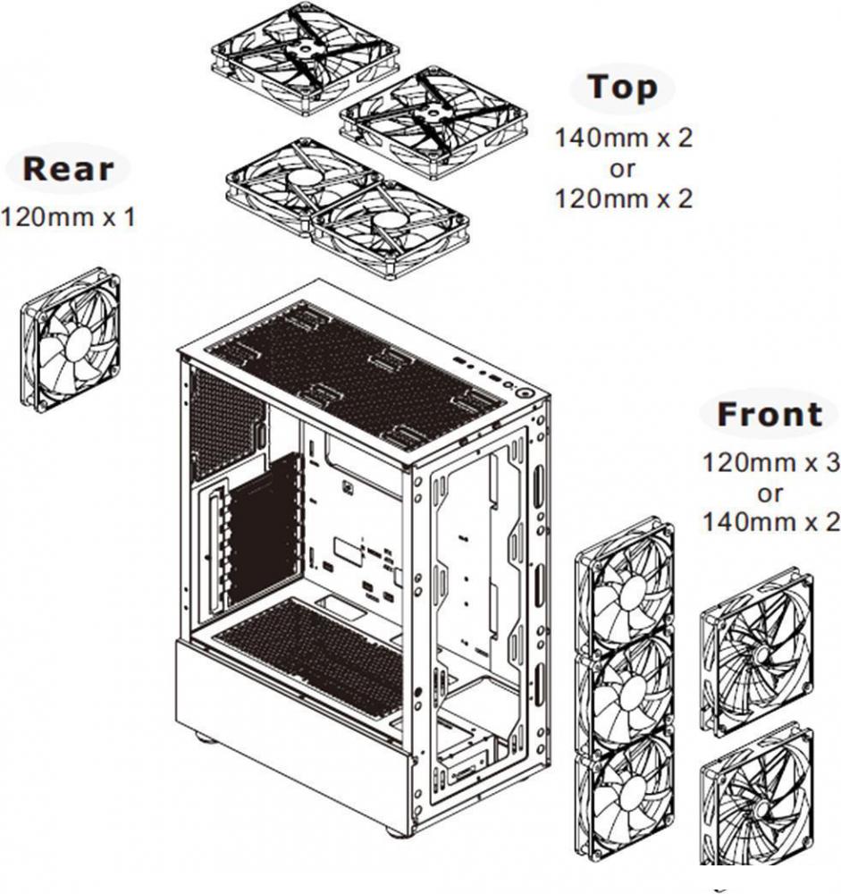 Корпус Thermaltake View 200 TG ARGB CA-1X3-00M1WN-00