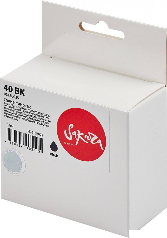 Картридж Sakura Printing SI0615B025 (аналог Canon 40 BK) Картридж Sakura Printing SI0615B025 (аналог Canon 40 BK)