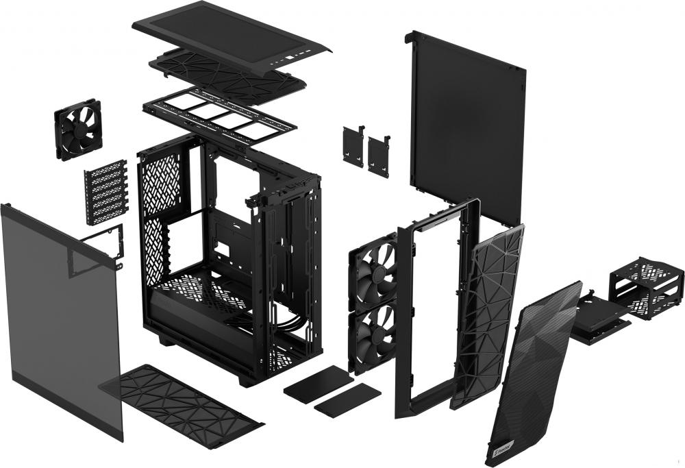 Корпус Fractal Design Meshify 2 Compact Light Tempered Glass FD-C-MES2C-03