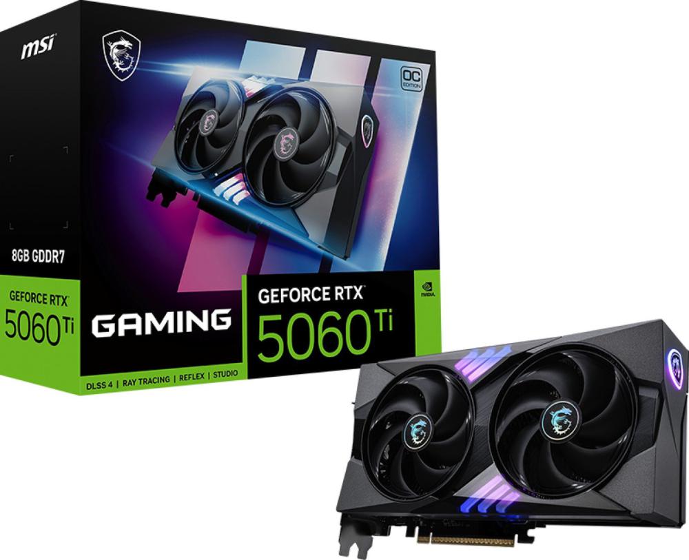 Видеокарта MSI GeForce RTX 5060 Ti 8G Gaming OC