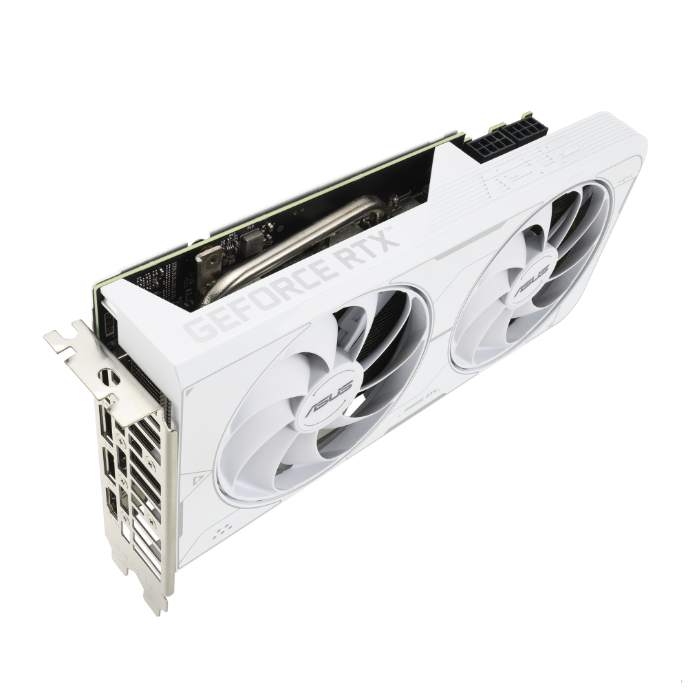 Видеокарта ASUS Dual GeForce RTX 3060 Ti White OC Edition 8GB GDDR6X DUAL-RTX3060TI-O8GD6X-WHITE