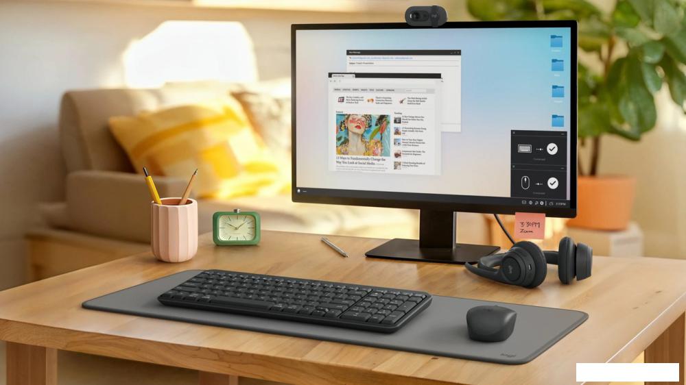 Офисный набор Logitech MK250 Compact Bluetooth Wireless Combo 920-013853 (графит)