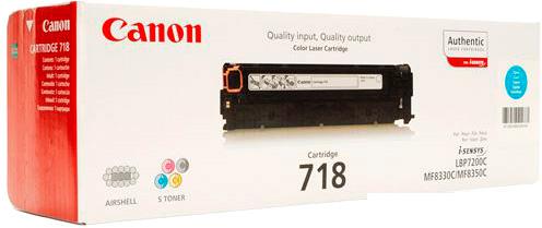 Картридж Canon 718 Cyan (2661B002AA)