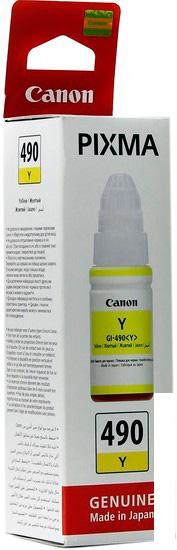 Чернила Canon GI-490Y [0666C001]