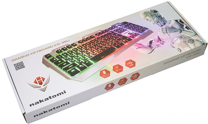 Клавиатура Nakatomi KG-35U (серебристый)