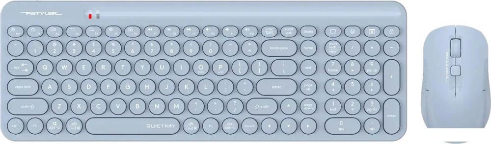 Офисный набор A4Tech Fstyler FG3300 Air2 (синий)