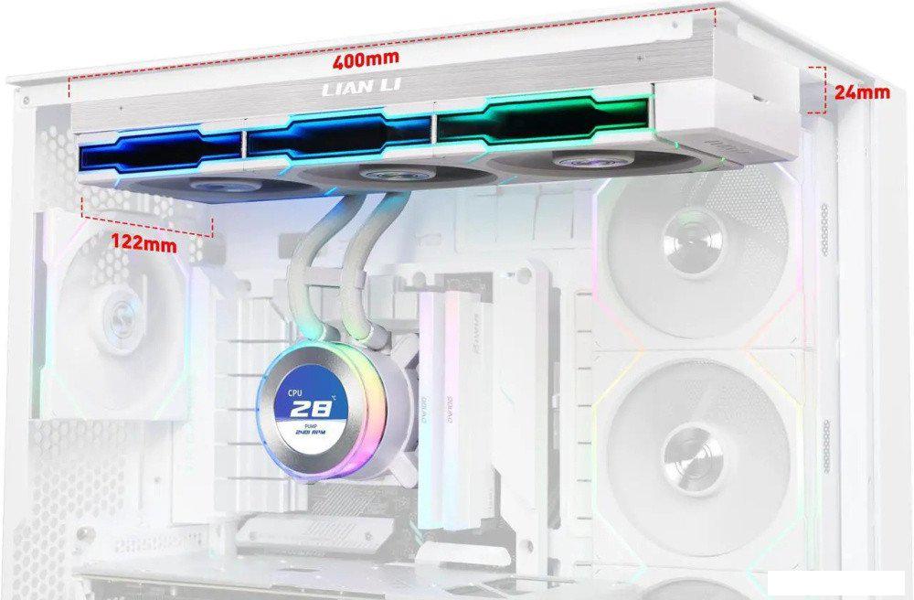 Системы охлаждения Lian Li Hydroshift II LCD-C 360TL GHS2LCD36TW G89.GHS2LCD36TW.R0