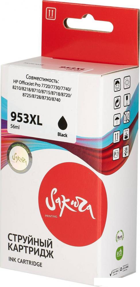 Картридж Sakura Printing SIL0S70AE (аналог HP 953XL Black) Картридж Sakura Printing SIL0S70AE (аналог HP 953XL Black)