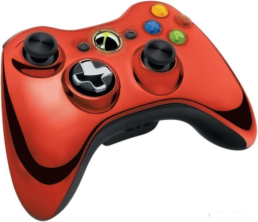 Геймпад Microsoft Xbox 360 Wireless Controller Chrome Red Геймпад Microsoft Xbox 360 Wireless Controller Chrome Red