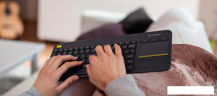 Клавиатура Logitech K400 Plus 920-007147 (черный)