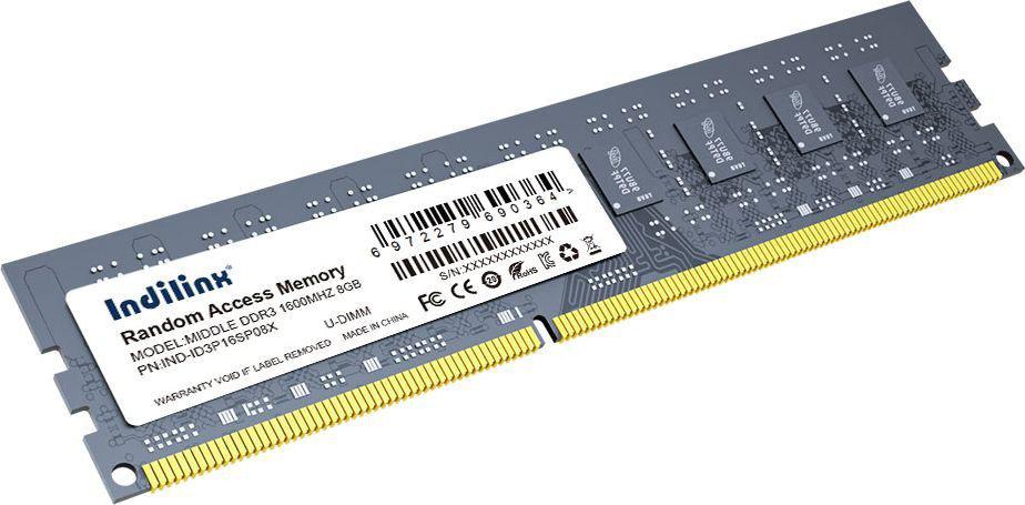 Оперативная память Indilinx 8ГБ DDR3 1600 МГц IND-ID3P16SP08X