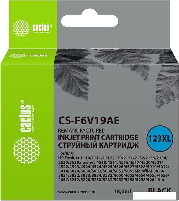 Картридж CACTUS CS-F6V19AE (аналог HP F6V19AE) Картридж CACTUS CS-F6V19AE (аналог HP F6V19AE)