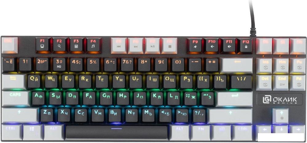 Клавиатуры Оклик K600X (черный/серый)