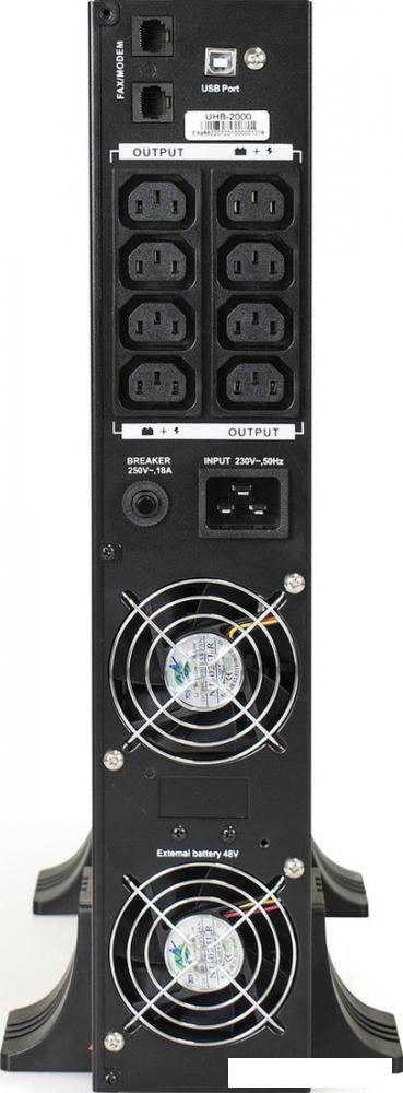 Источник бесперебойного питания ExeGate SinePower UHB-2000.LCD.AVR.C13.RJ.USB.2U