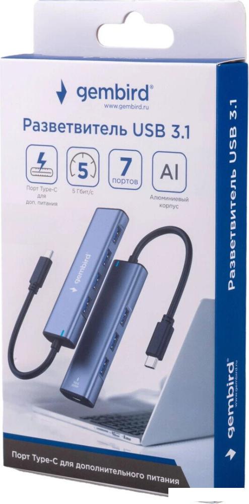 USB-хаб Gembird UHB-U3P7-02