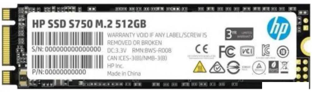 SSD HP S750 512GB 16L56AA