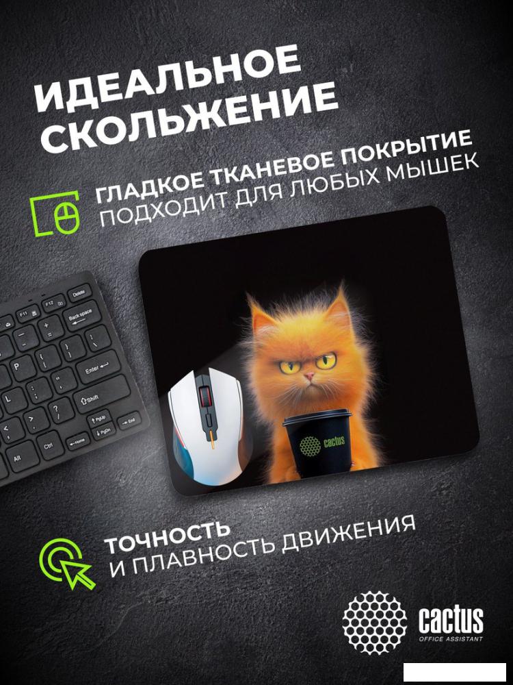 Коврик для мыши CACTUS Red Cat CS-MPC-P11XS