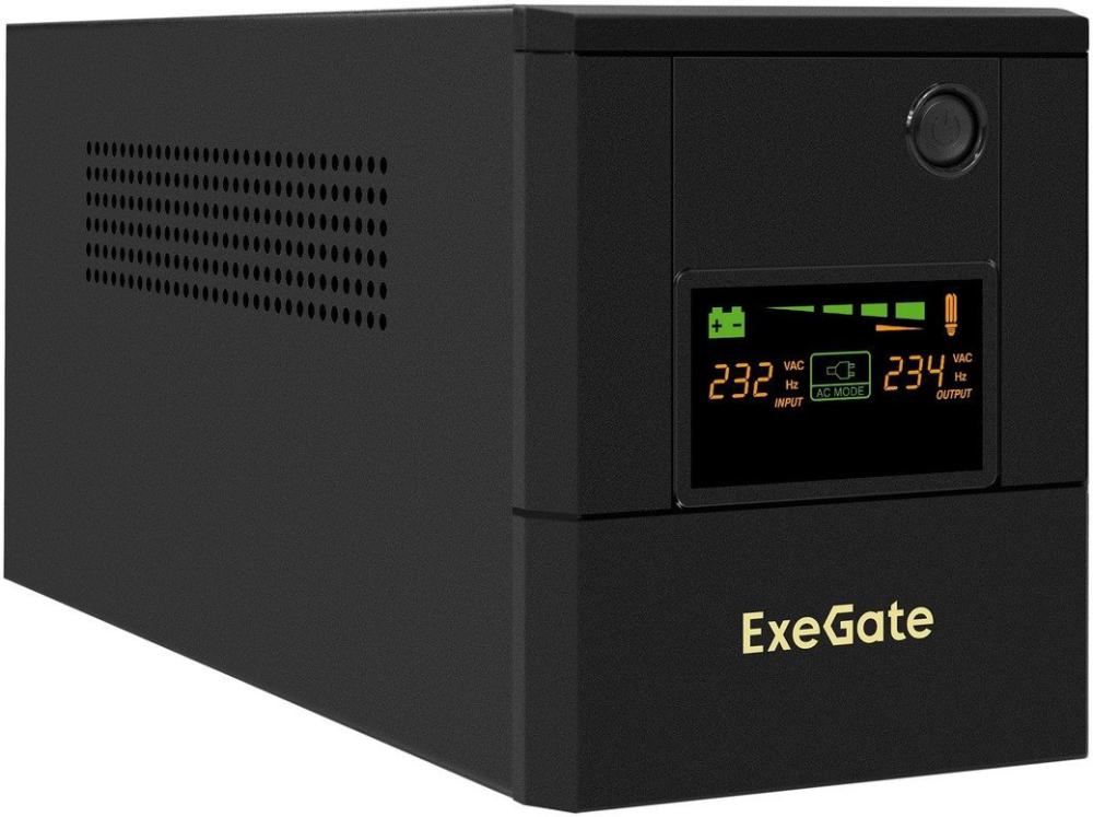 Источник бесперебойного питания ExeGate Smart LB-2200.LCD.AVR.4SH.USB EX299787RUS