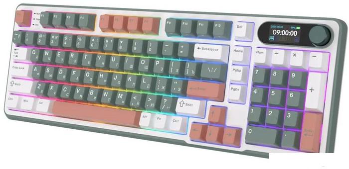 Клавиатура Royal Kludge RK-S98 RGB Camping (RK Chartreuse)