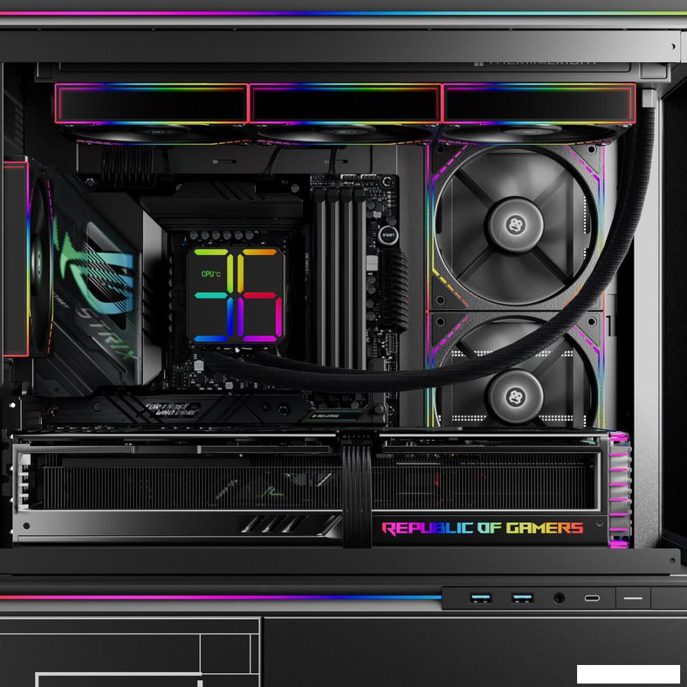 Система жидкостного охлаждения для процессора Thermalright Magic Qube 360 ARGB (черный)