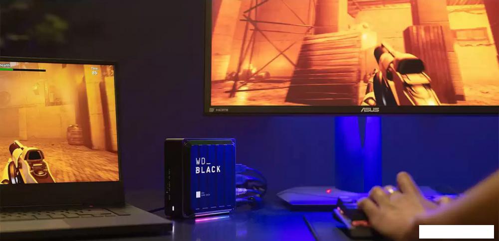 Внешний накопитель WD Black D50 Game Dock NVMe 1TB WDBA3U0010BBK