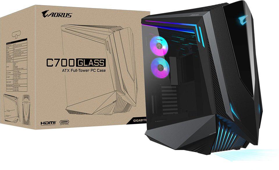 Корпус Gigabyte Aorus C700 Glass