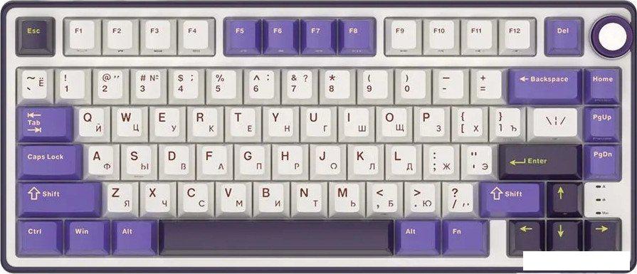 Клавиатура Royal Kludge R75 RGB Blackberry (RK Brown)