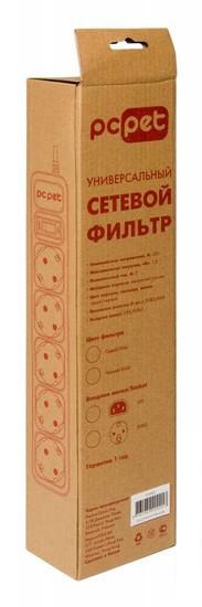 Сетевой фильтр PC Pet AP01006-E-B