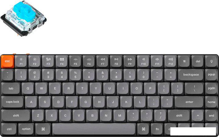 Клавиатура Keychron K3 Max RGB K3M-H2-RU (Gateron Low Profile Blue)