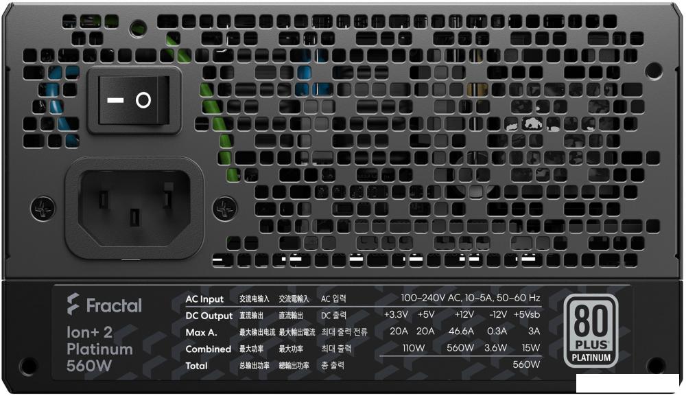 Блок питания Fractal Design Ion+ 2 Platinum 560W FD-P-IA2P-560
