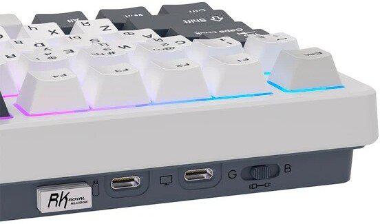 Клавиатура Royal Kludge S85 White Night (RK Cloud)