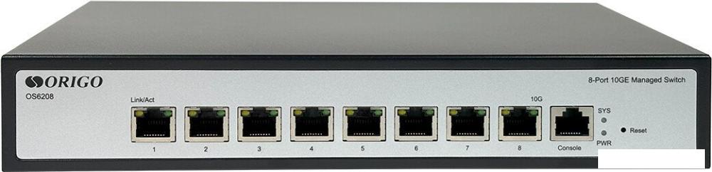 Управляемый коммутатор 2-го уровня Origo OS6208/A1A