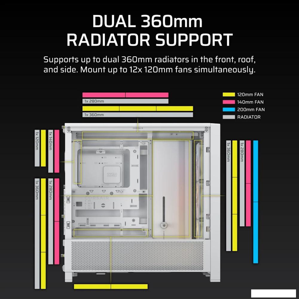 Корпус Corsair Frame 4000D RS ARGB CC-9011297-WW