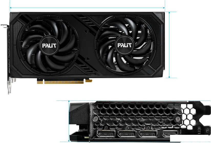 Видеокарта Palit GeForce RTX 4070 Dual NED4070019K9-1047D