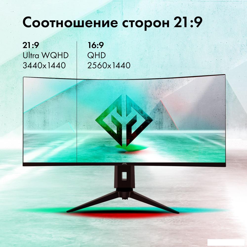 Игровой монитор Oklick GM-34C11W Игровой монитор Oklick GM-34C11W