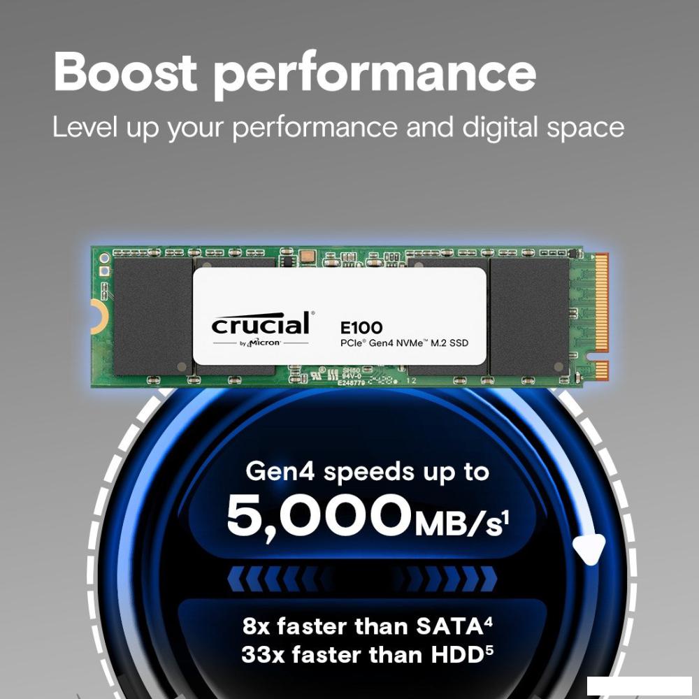 SSD Crucial E100 1TB CT1000E100SSD8