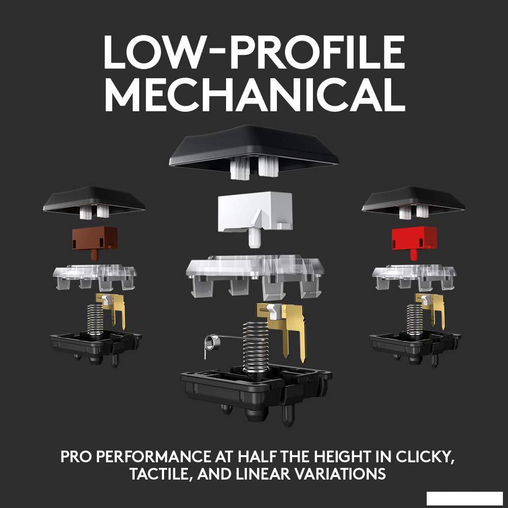 Клавиатура Logitech G915 Lightspeed GL Tactile 920-008909