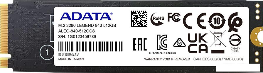 SSD ADATA Legend 840 1TB ALEG-840-1TCS