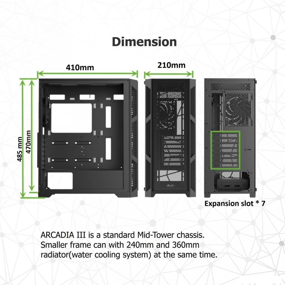 Корпус Raijintek Arcadia III ST