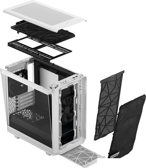 Корпус Fractal Design Meshify 2 Mini White TG clear tint FD-C-MES2M-02