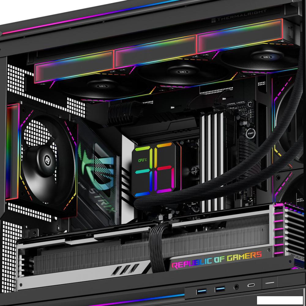 Система жидкостного охлаждения для процессора Thermalright Magic Qube 360 ARGB (черный)