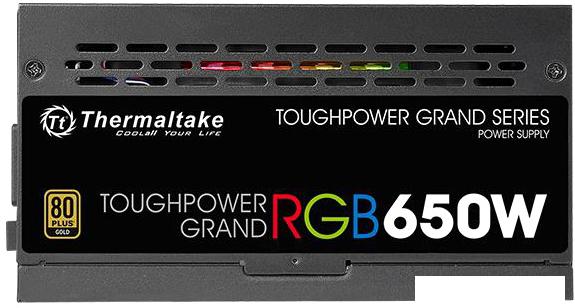 Блок питания Thermaltake Toughpower Grand RGB 650W Gold (RGB Sync Edition)