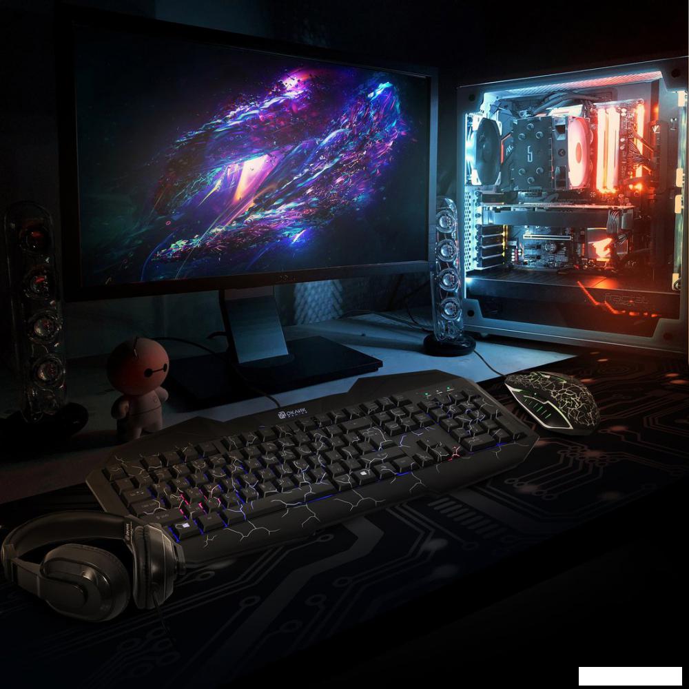 Игровой набор Oklick HS-HKM100G Imperial