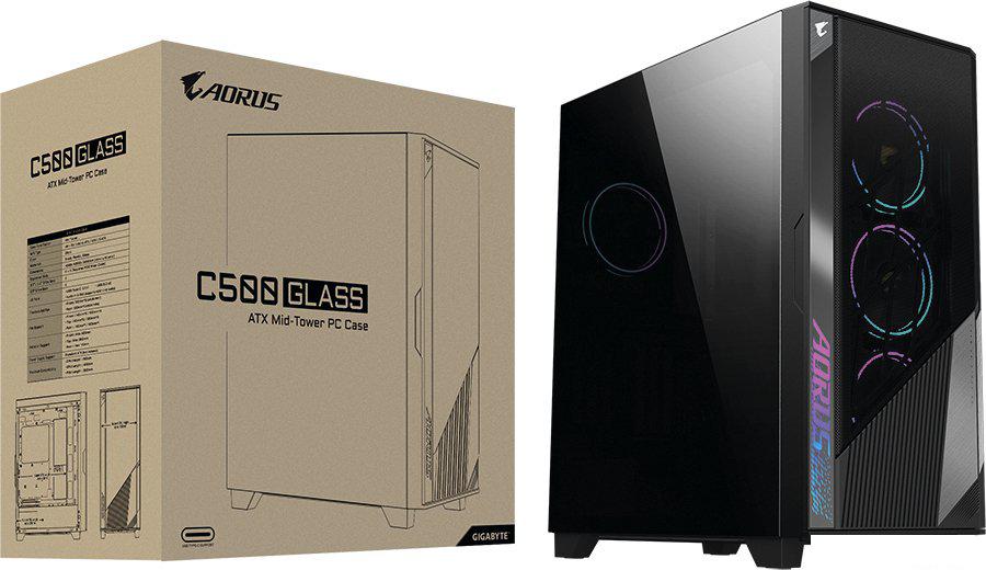 Корпус Gigabyte Aorus C500 Glass